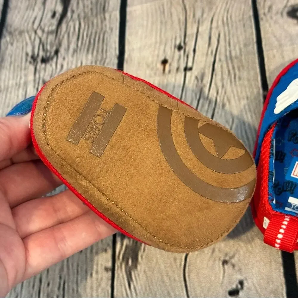 TOMS Marvel Captain America Baby Shoes